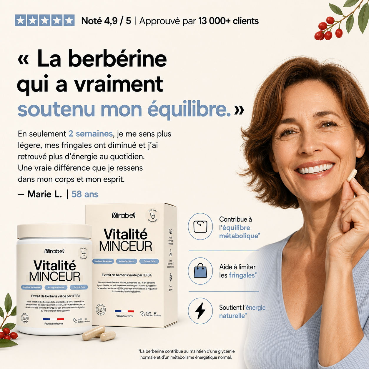 Gélules de Berberine - Mirabel™