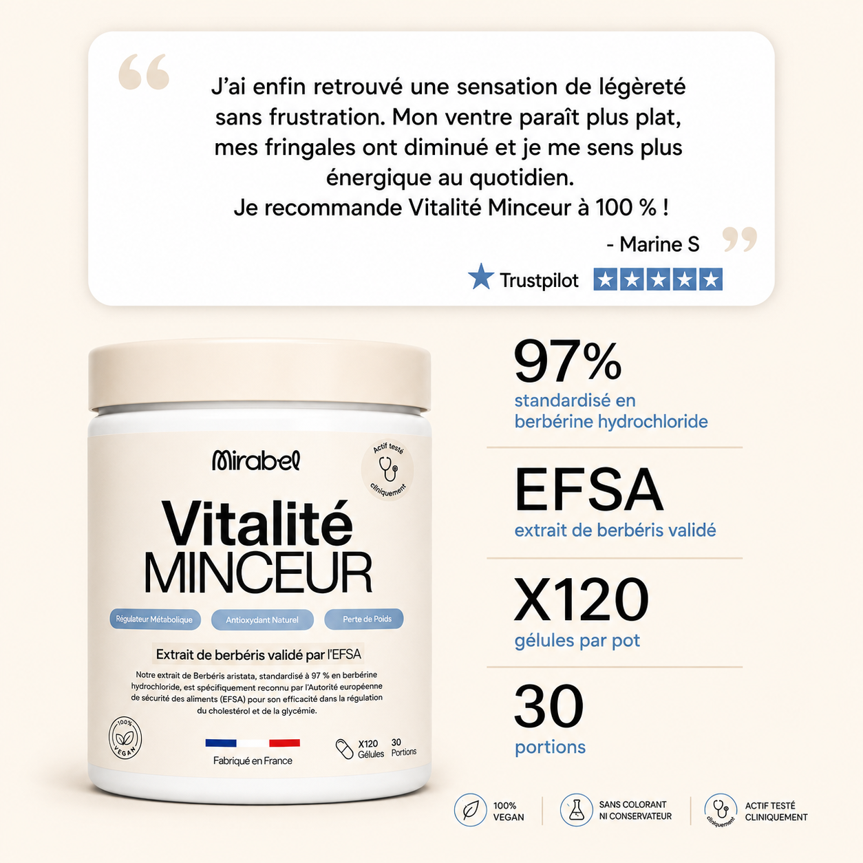 Gélules de Berberine - Mirabel™